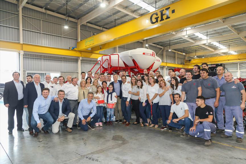 Crucianelli - Visit of President Mauricio Macri