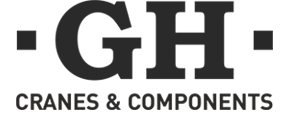 Logotipo GHSA Cranes and Components. Marinas | Industries | GH Cranes